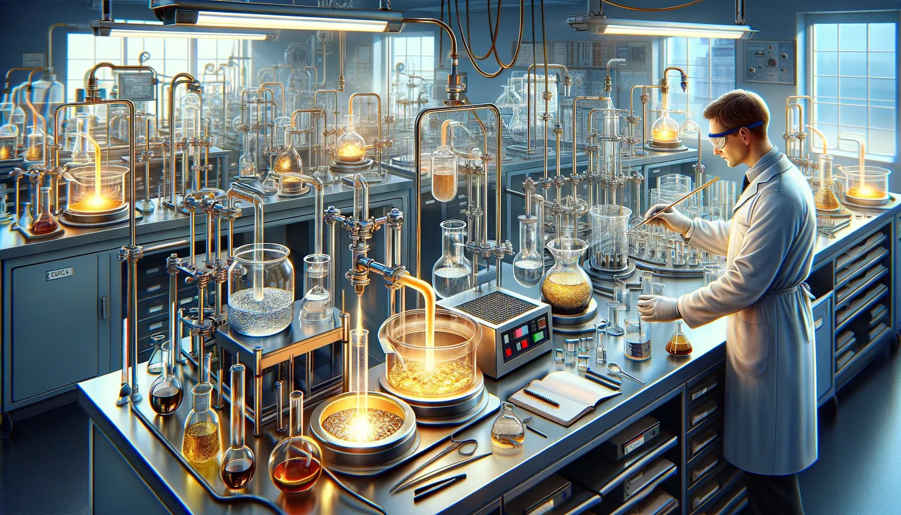 laboratorium rafinacji metali szlachetnych