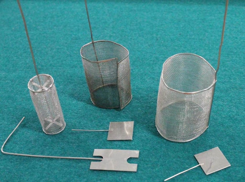 siatki z metali szlachetnych